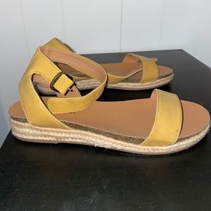 Yellow City classified sandals